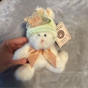 Boyds Bears The Head Bean Collection Plush Kellie Hopplebuns Bunny Rabbit 8" NWT